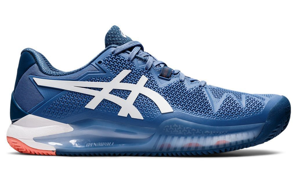 Мужские кроссовки теннисные Asics Gel-Resolution 8 Clay - blue harmony/white