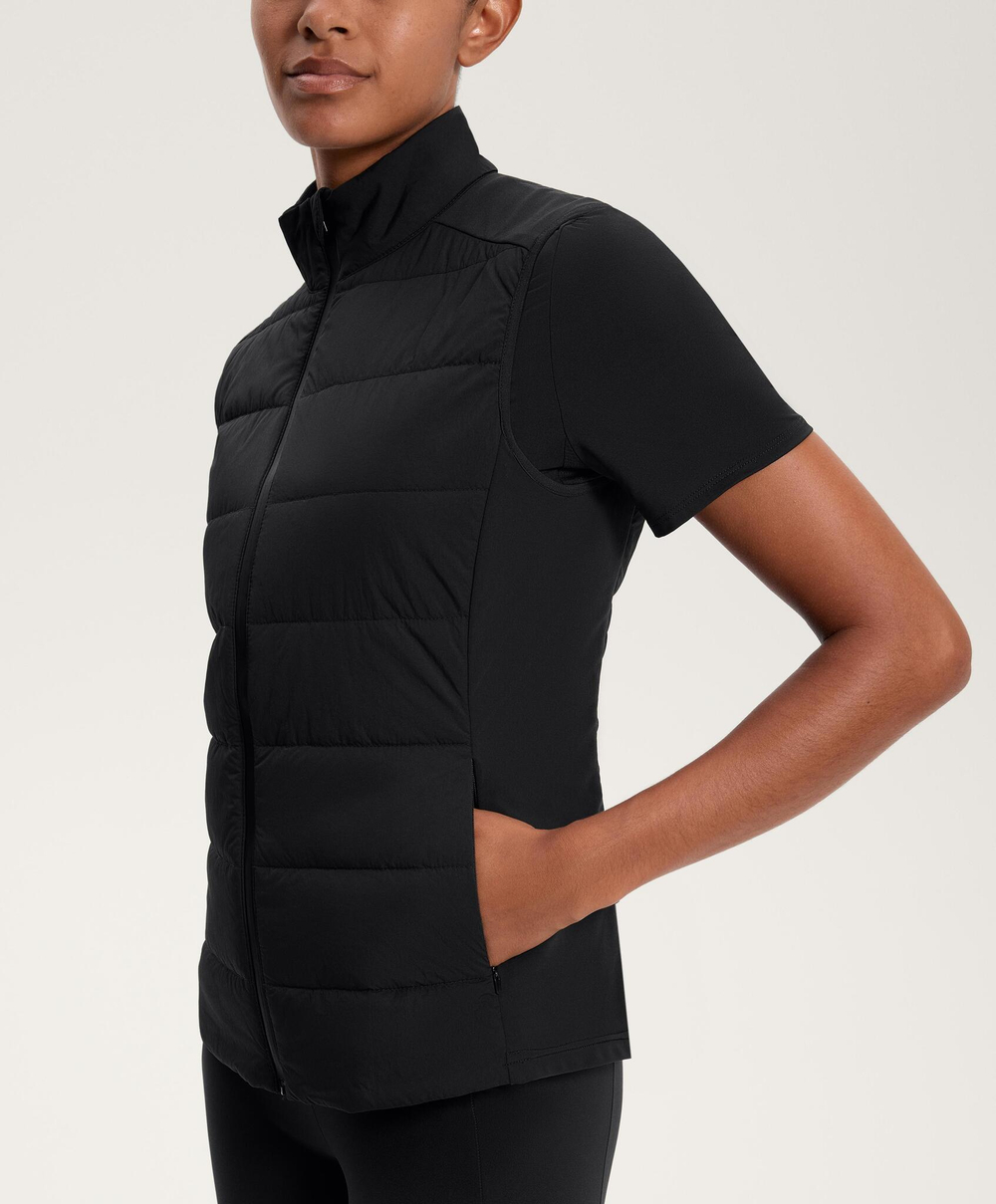 Oysho Технический жилет с подкладкой FELLEX®, черный