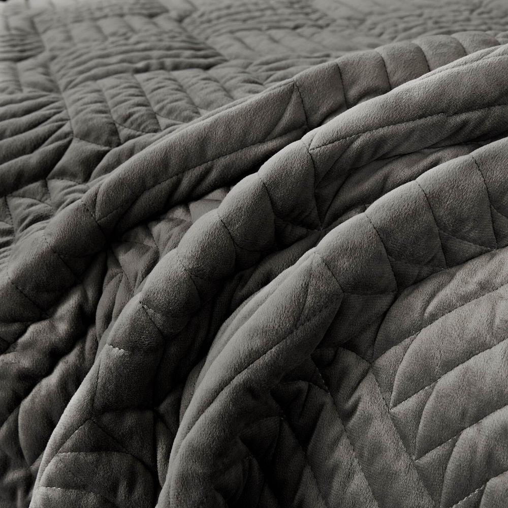 Покрывало 160x220 Sofi De MarkO Армандо темно-серое