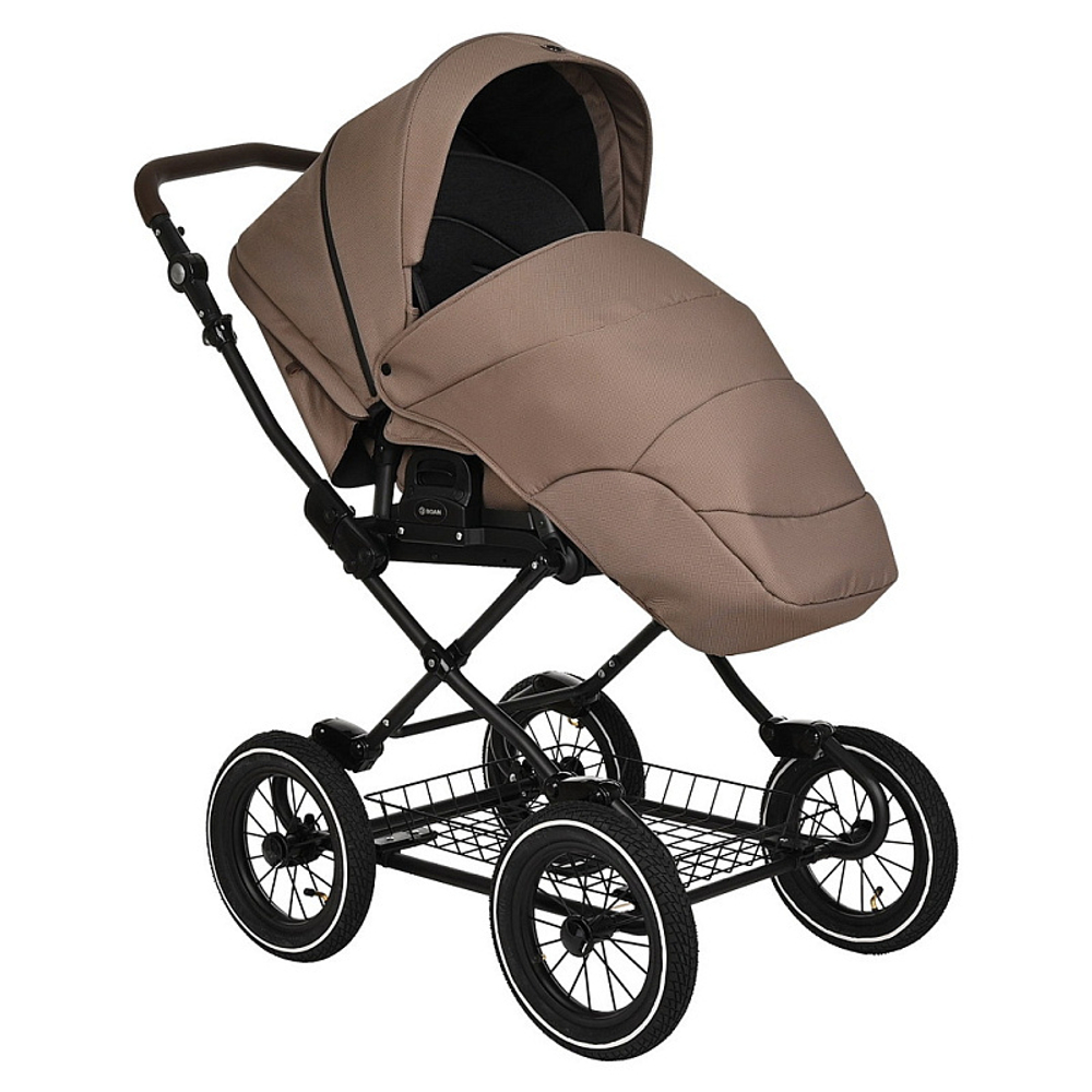 Детская коляска Roan Bass Next Classic d12 2 в 1 RCL265/1 Raisin Mood