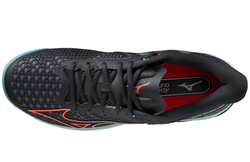 Мужские кроссовки теннисные Mizuno Wave Exceed Tour 5 AC - collegiate blue/soleil/tanager turquoise