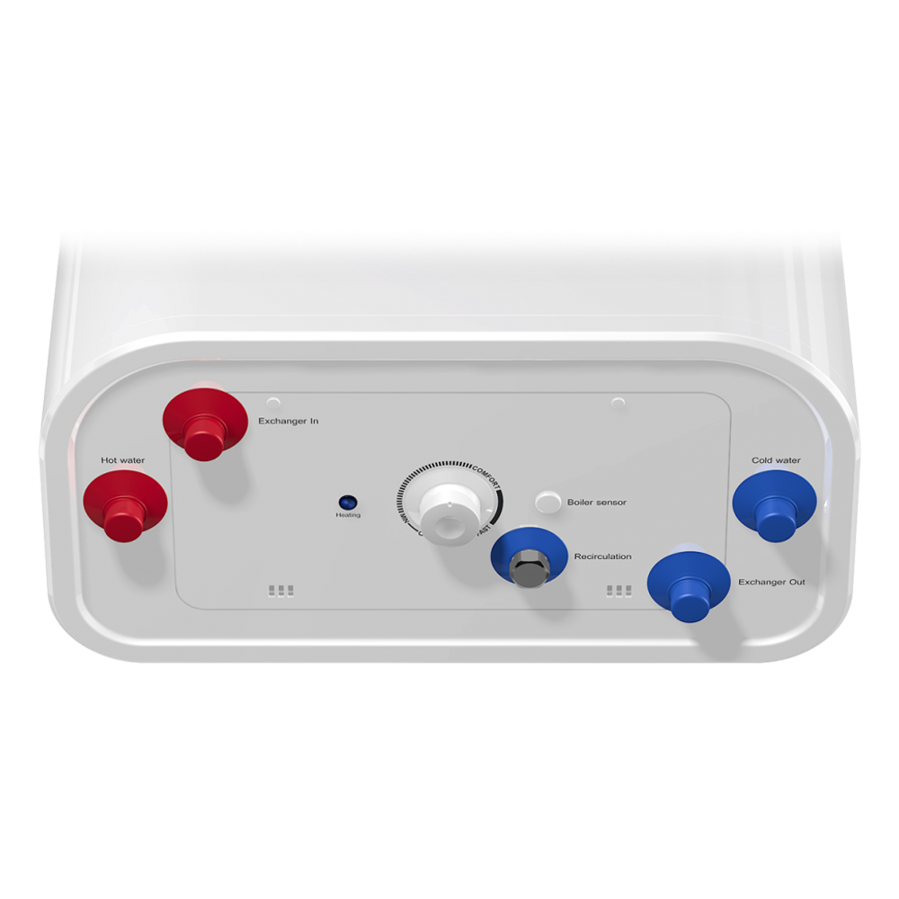 Накопительный электрический водонагреватель Thermex Flat 80 V Combi