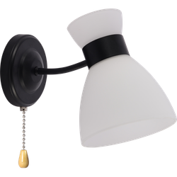 Бра светильник Rivoli Aemilia 9185-401 настенный 1хЕ27 60 Вт модерн с выключателем | Rivoli