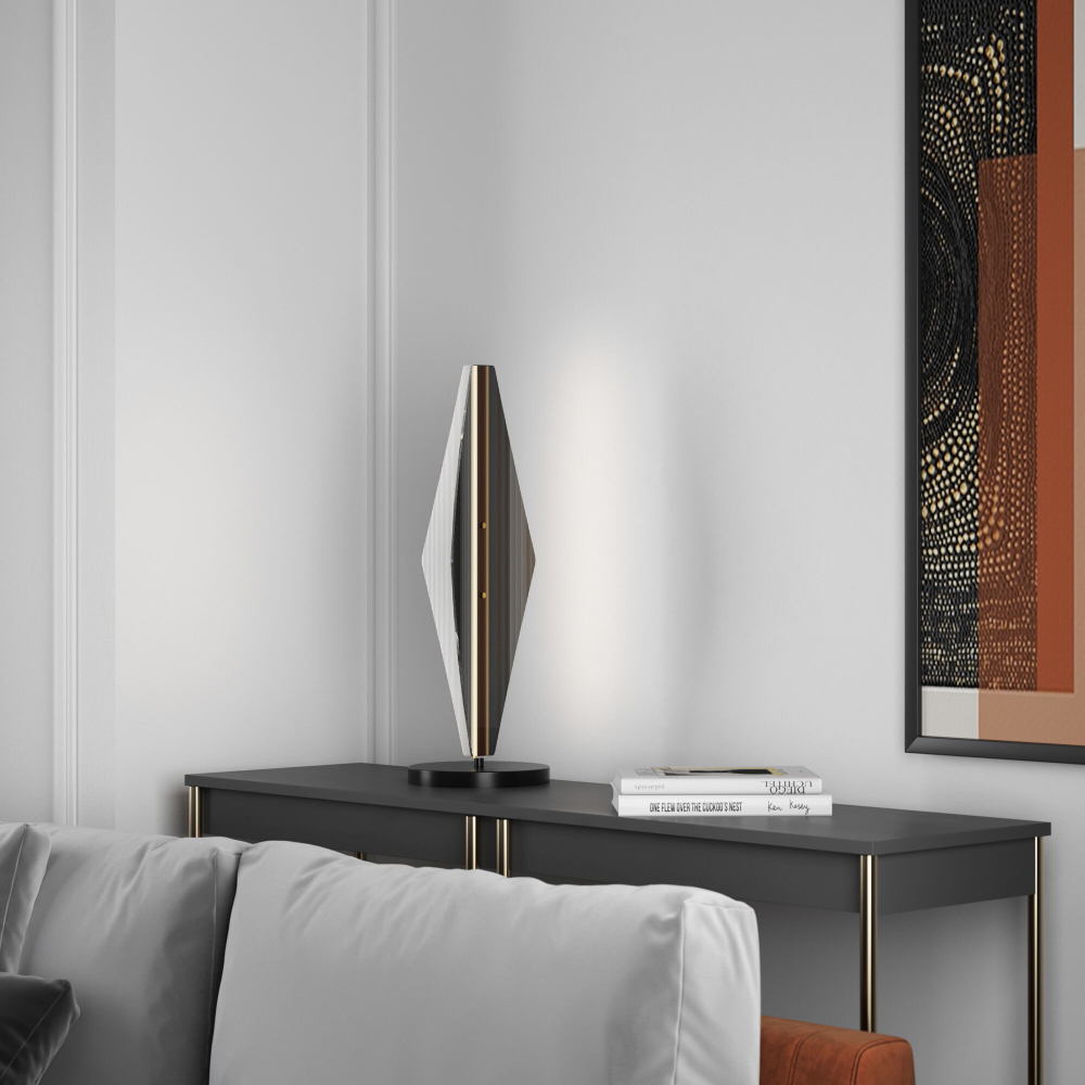 Настольный светодиодный светильник 308052 LED латунь