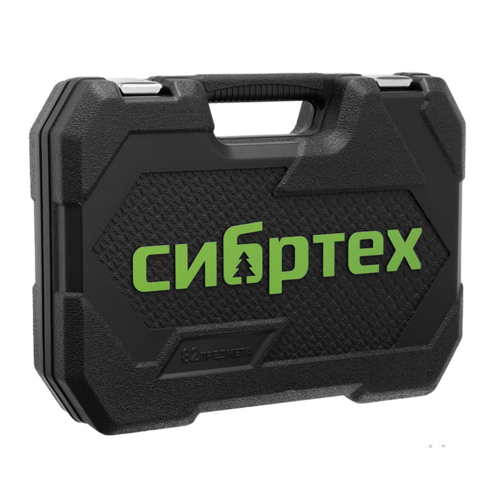 Набор инструментов Сибртех, 82 пр., пластиковый кейс, 13391