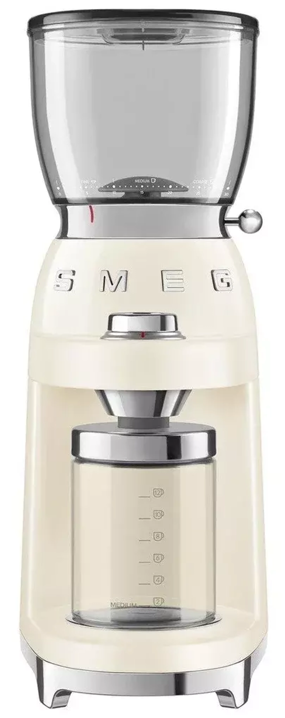 Кофемолка Smeg CGF01CREU, кремовый