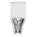 Azario Iris  напольный безободковый унитаз с сиденьем дюропласт микролифт.600*380* 77,5  мм (2 места)
