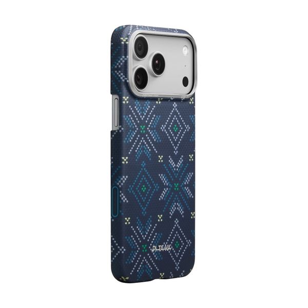 Чехол Pitaka Edge Case для iPhone 17 Pro, Синий | Navy