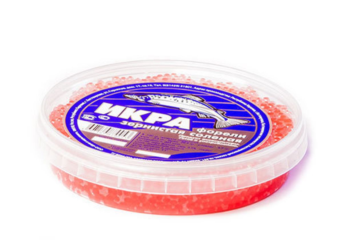 Икра форели фермерская, 180г