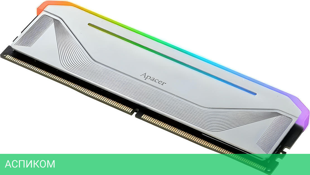 Оперативная память Apacer NOX RGB 32GB DDR5 PC5-44800 Silver (AH5U32G56C522NWAA-1)