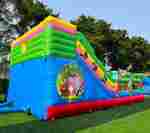 Коммерческий надувной батут «Звериная команда», 9х5х5 м