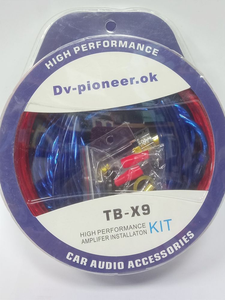 Набор для подключения 2к усилителя/Сабвуфера DV-pioneer-Ok TB-X9