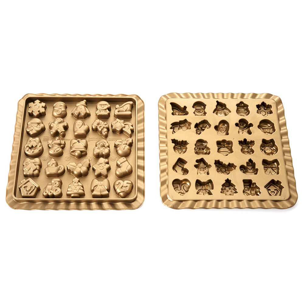 Форма для приготовления конфет Silikomart Xmas Countdown 39х23х3.5см силиконовая