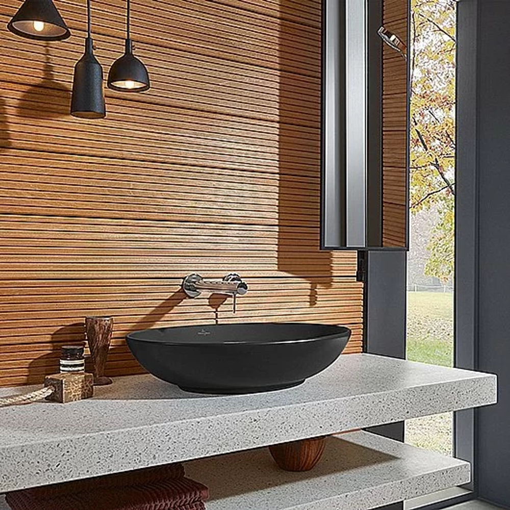 Раковина Villeroy&Boch Loop & Friends 4A4701R7 черный матовый