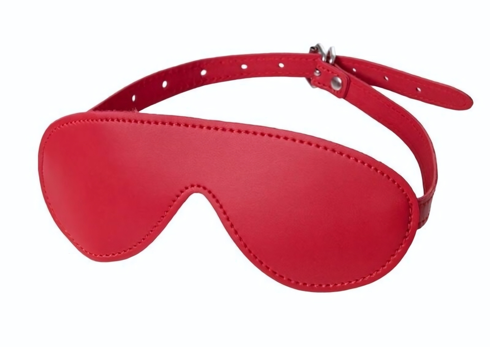 Красная маска Anonymo из искусственной кожи (Цвет: красный)