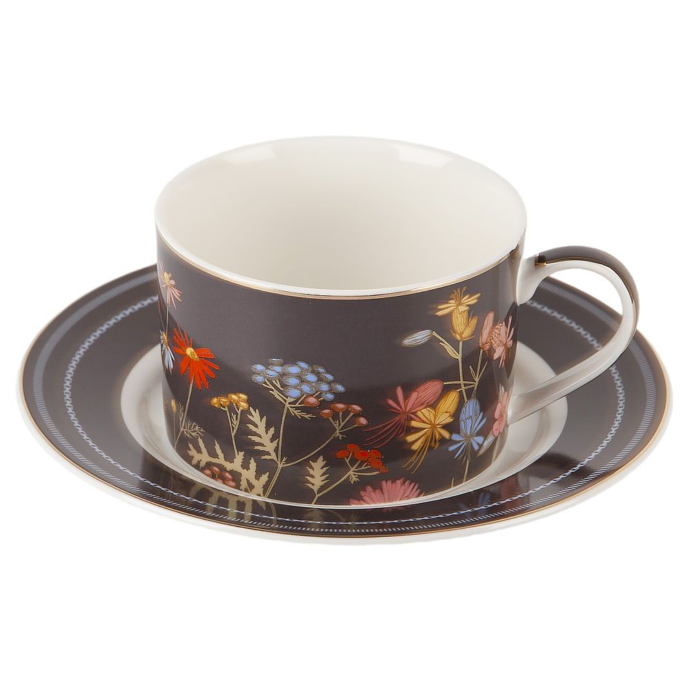 Набор чайный 12пр. "Greige" (6 персон) v=220мл (фарфор) (подарочная упаковка)