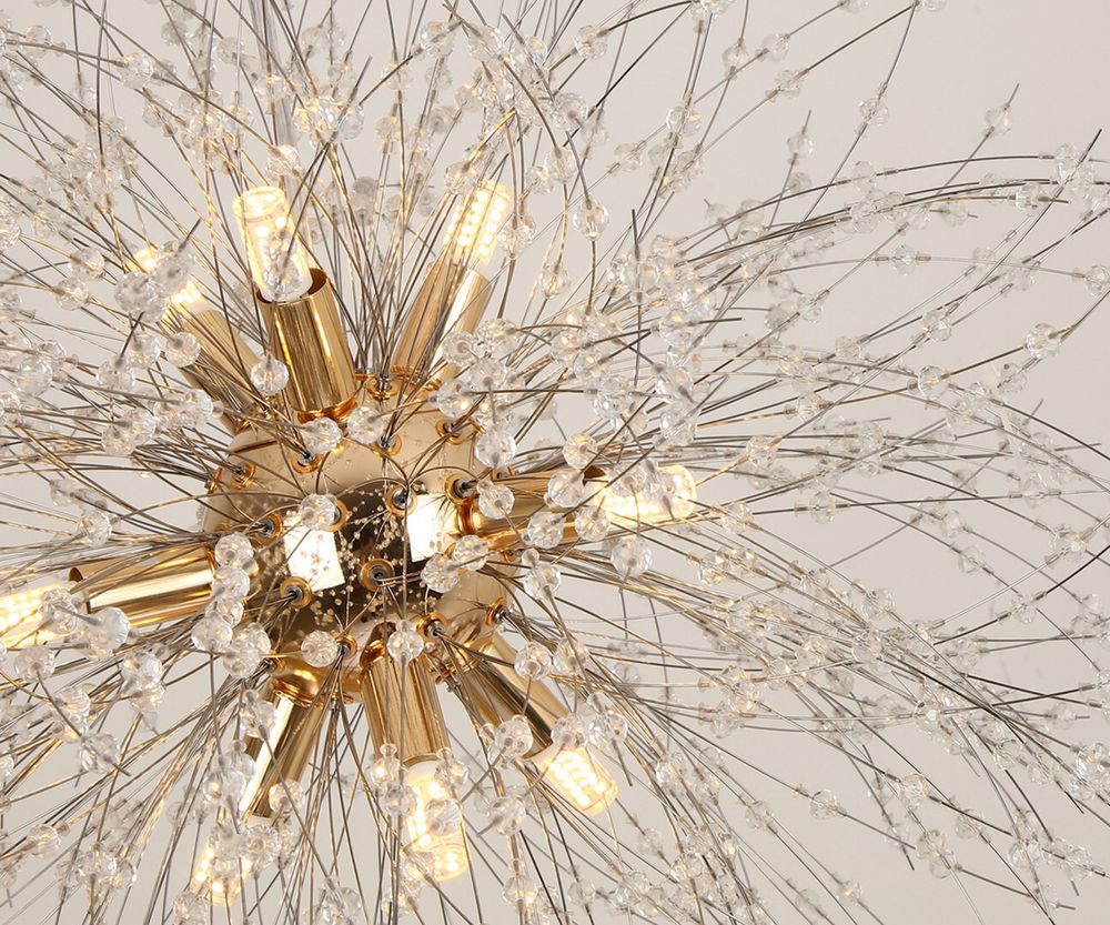 Kink Light 08455-9,33 Люстра Дали золото G9 45W