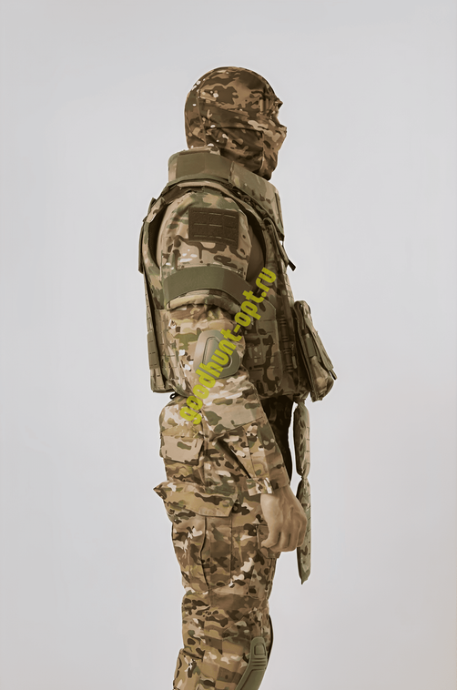 Бронежилет тактический штурмовой 1115 (Без плит) Мультикам Камуфляж