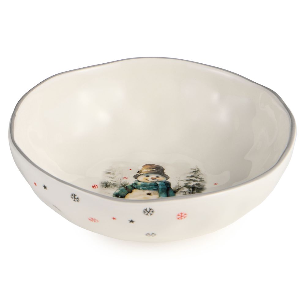 САЛАТНИК AGNESS "С НОВЫМ ГОДОМ!" 17*5,7 СМ (КОР=24ШТ.)