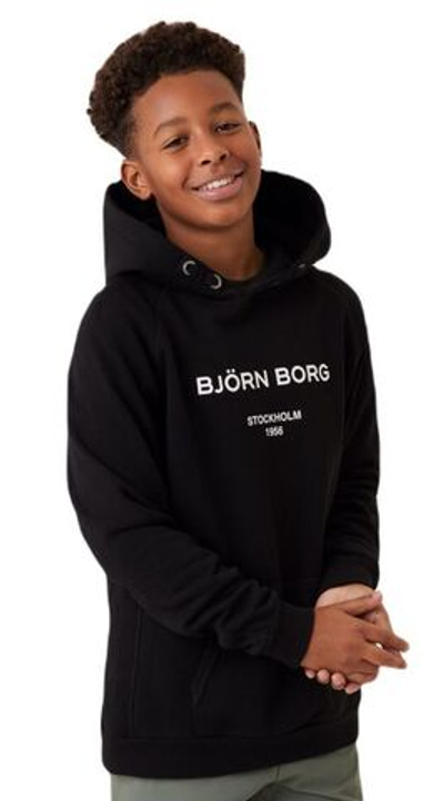 Кофта для мальчика теннисная Björn Borg Borg Hoodie - black beauty