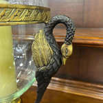 Антик подсвечник Лебеди 45 см