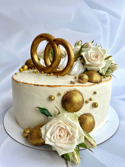 Торт свадебный №413 (ВК)