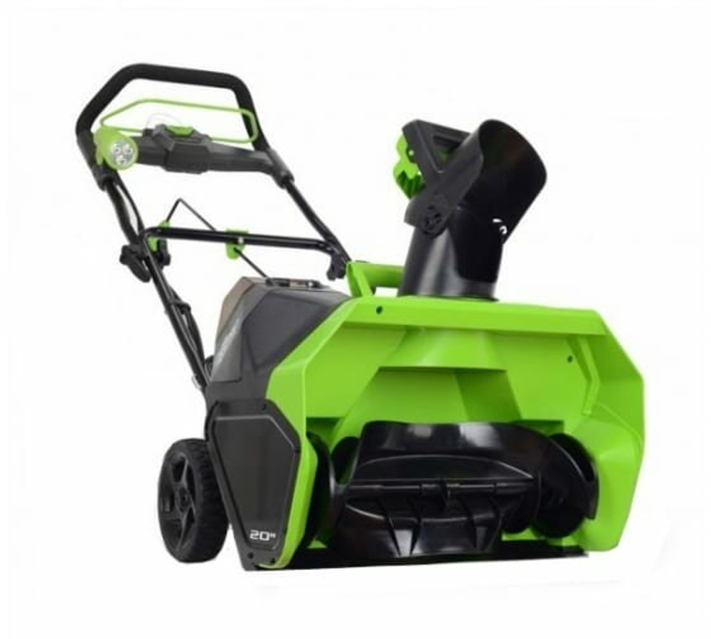 Снегоуборщик аккумуляторный GREENWORKS GD40SB G-MAX 40V,51см,1хАКБ 5 Ач и ЗУ,б/щ (2600007UG)