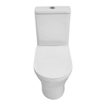 Унитаз-компакт Azario Amadeo 375х650х830 безободковый, слив "Торнадо", с быстросъемным сиденьем "Микролифт" (AZ-2801-S)