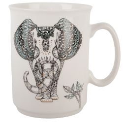 Кружка "Слон" v=430мл (фарфор) (подарочная упаковка)
