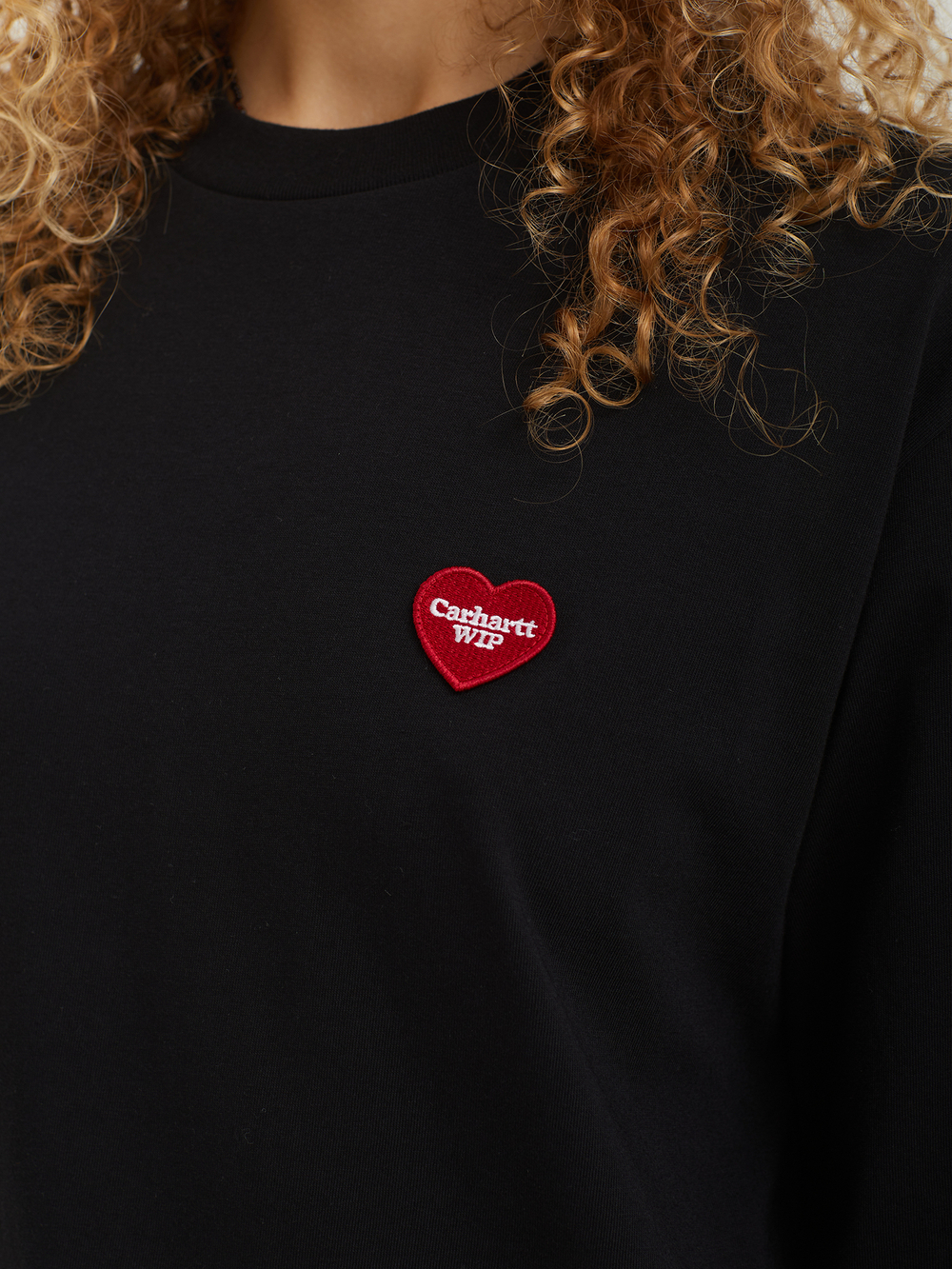 Женский Лонгслив Heart Patch