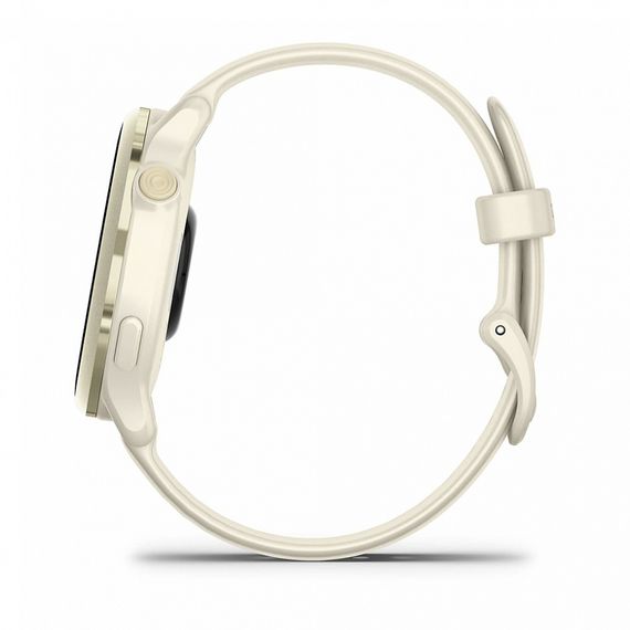 Умные часы Garmin Vivoactive 6 лунно-золотистый с ремешком цвета слоновой кости