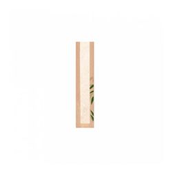 Пакет   для хлеба с окном 9+4*35 см, крафт-бумага 36 г/см2, 500 шт/уп, Garcia d