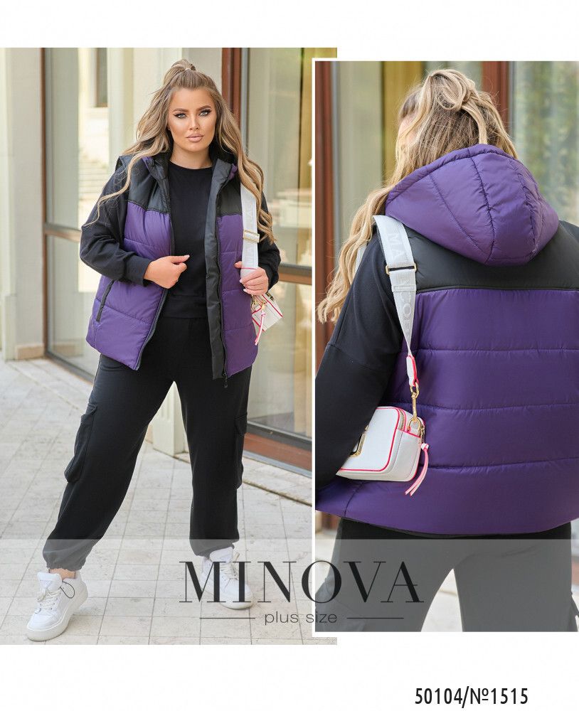 Жилет 1515-фиолетовый Minova