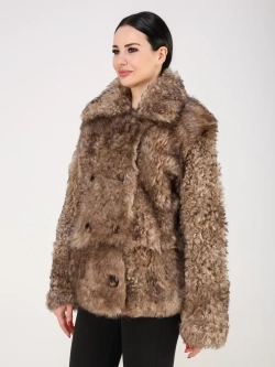 Дубленка зимняя шуба натуральная короткая