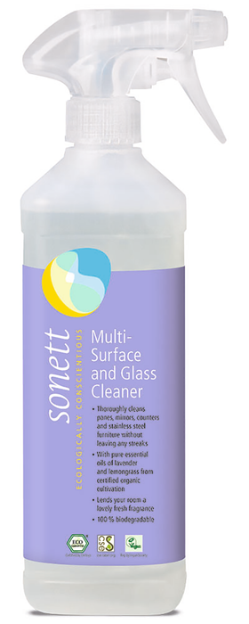 Sonett Multi-Surface and Glass Cleaner спрей для различного вида поверхностей и стекол, 500 мл