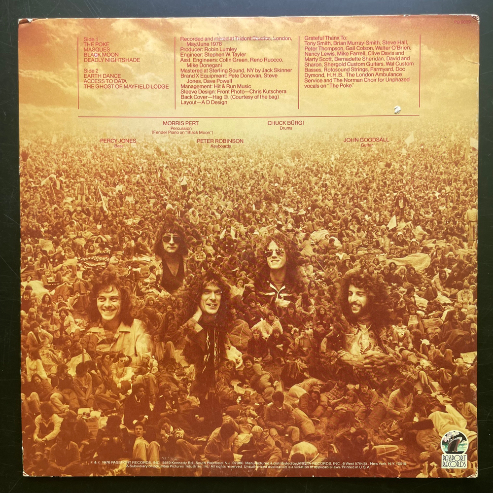 Brand X – Masques (США 1978г.)