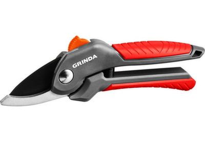GRINDA G-22, 200 мм, с двухкомпонентными рукоятками, плоскостной секатор (423122)