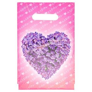 Пакет прорубная ручка Россия 20*30 см 30 мкм ПВД Сердечко 10 шт/уп 2 000 шт/кор