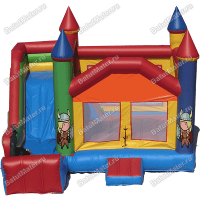 Коммерческий надувной батут "Крепость рыцаря"