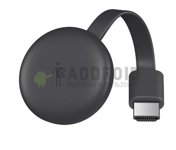 ТВ-адаптер Google Chromecast 3 (2018) черный
