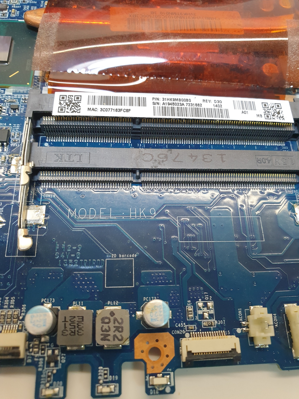 Материнская плата Sony SVF152, в сборе, DA0HK9MB6D0