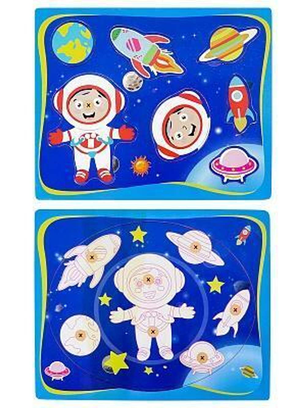 Пазл-рамка дер. "Космос" (ИД-2781)