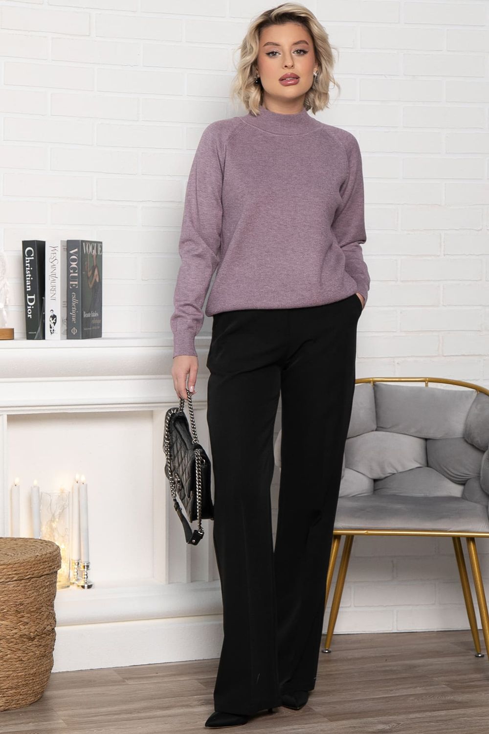 Джемпер Обнимай (лиловый) Б15004-4М LT Collection