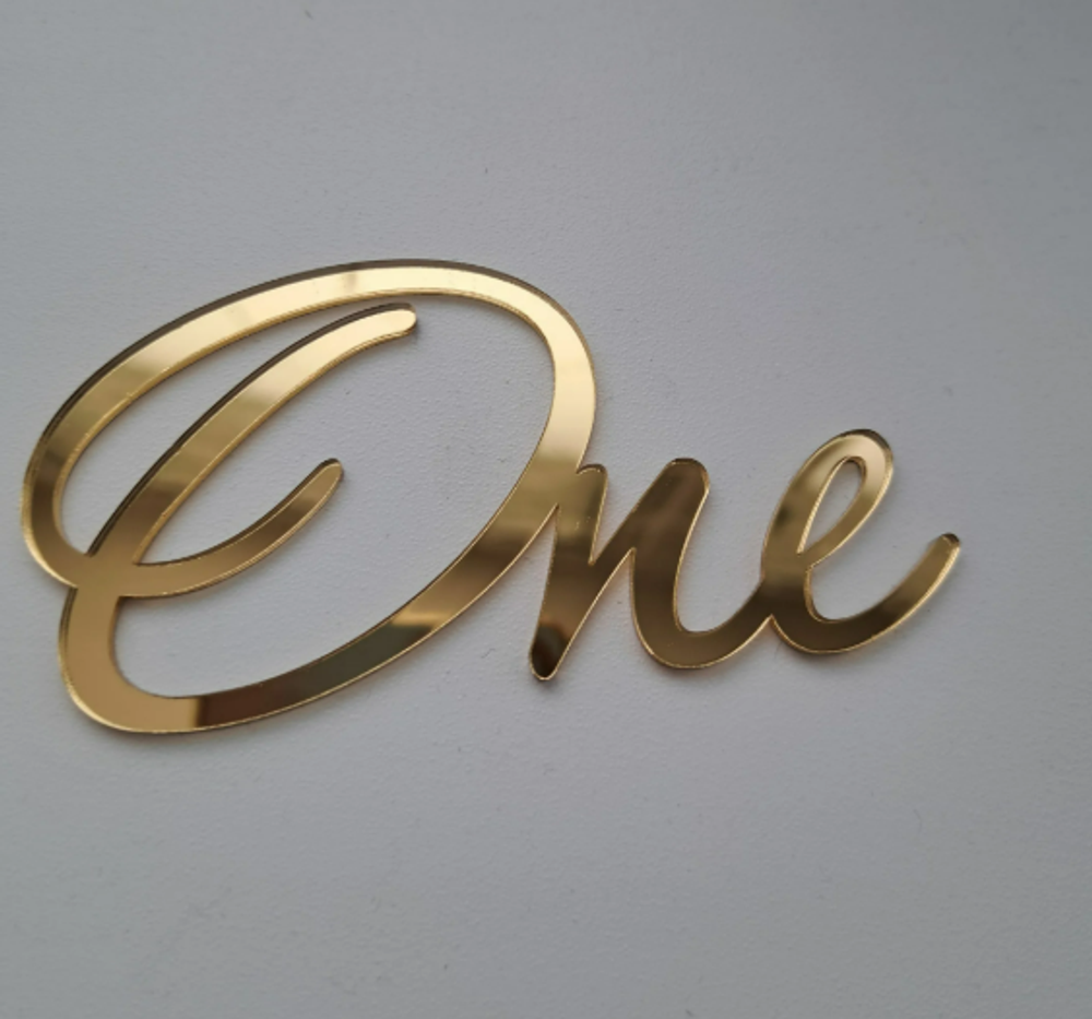 One В4, зеркальный ЗОЛОТО