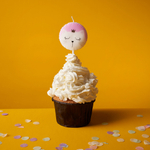 Свеча фигурная «Котенок Принцесса» с держателем 7 см