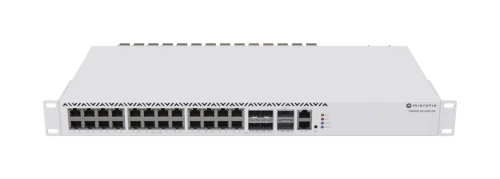 MikroTik CRS326-4C+20G+2Q+RM управляемый коммутатор 2.5G с SFP+