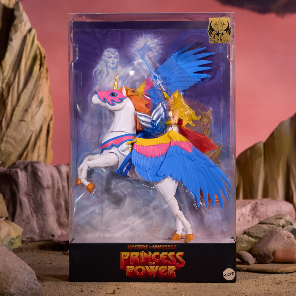 Набор экшн-фигурка Ши-Ра и единорог Masters of the Universe Swift Wind