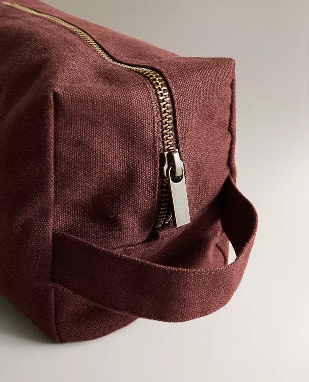 ZARA HOME ПЛЯЖНАЯ КОСМЕТИЧКА, ТЕРРАКОТОВЫЙ