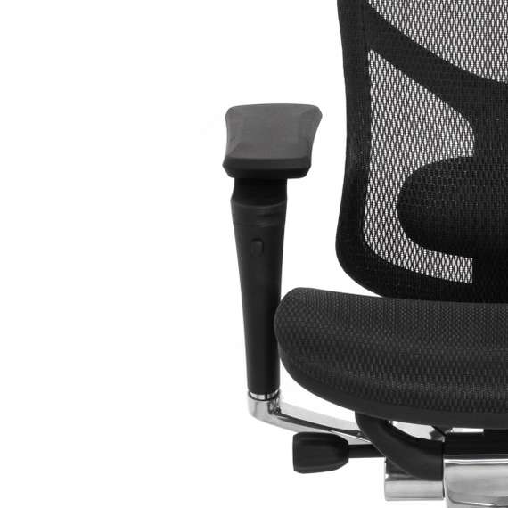 Кресло EXPERT 2 STAR ERGO HSTM 01 NEW, 3D пояснич валик, подлокот 6D(360), подголовн 5D, цвет черн,)