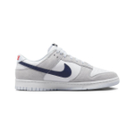 Кроссовки Nike Dunk Low Mini Swoosh - Football Grey Midnight Navy